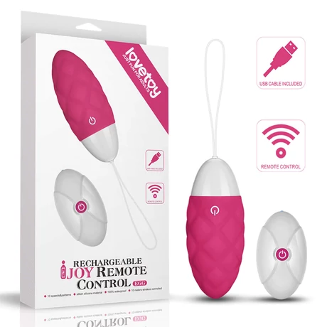Lovetoy - Ijoy - Wireless Remote Control Rechargeable Egg #2 - 10 funkciós, wireless vibrotojás (USB) - pink