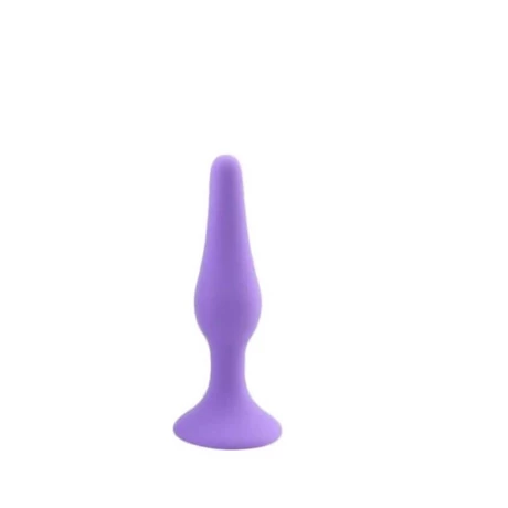 Guilty Toys - Anal Plug Vivian Small - kis méretű, rögzíthető, szilikon análkúp (10,5cm) - lila