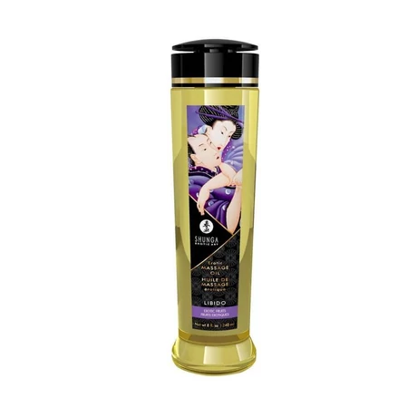 Shunga - Erotic Massage Oil Exotic Fruits - illatosított masszázsolaj (240ml) - egzotikus gyümölcsök