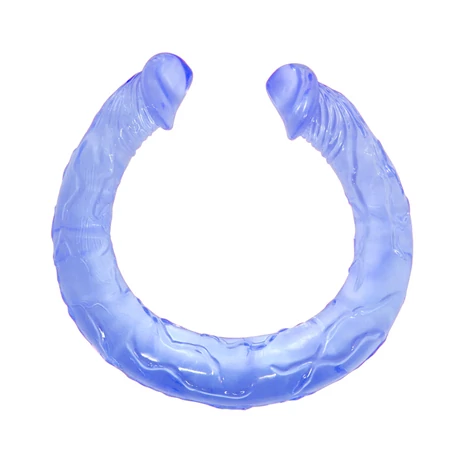 Baile - Double Dong - duplavégű, élethű dildó (45cm) - kék