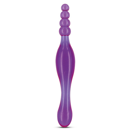BestSeller - Galaxy Violet - rugalmas, gyöngyös anális izgató (ibolya)