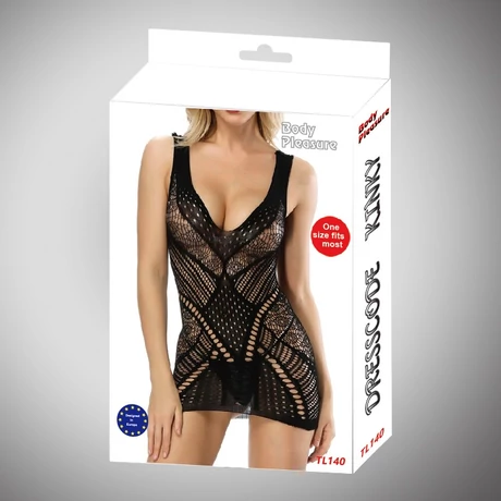 Body Pleasure - Luxury Gift Box - szexi fehérnemű (S/M) - fekete