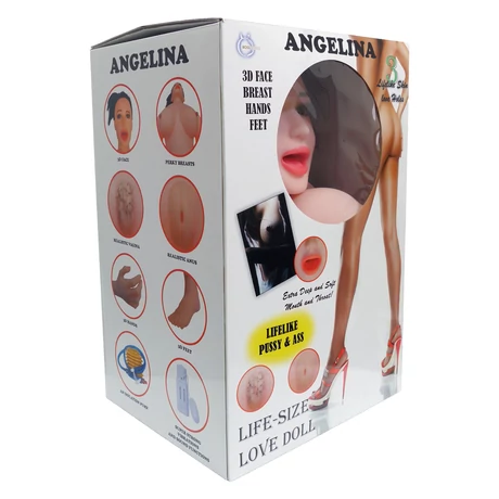 Boss Series - Angelina 3D - prémium, élethű, vibrációs guminő szett