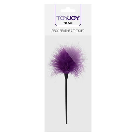 Boss Series Fetish - Feather Tickler - csiklandozó toll (lila)