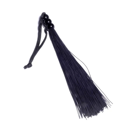 Boss Series - Fetish - szilikon korbács 10&quot; (fekete)