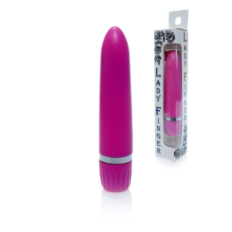 Boss Series - Lady Finger - 12 funkciós mini vibrátor (9cm) - pink
