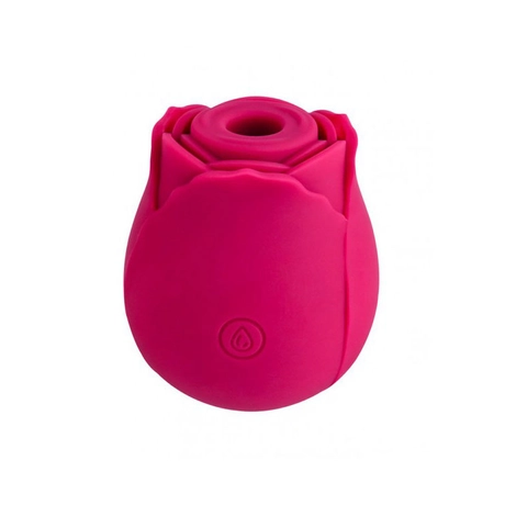 Boss Series - Rose Massager - 10 funkciós csiklóizgató rózsa-vibrátor és masszírozó (USB) - pink