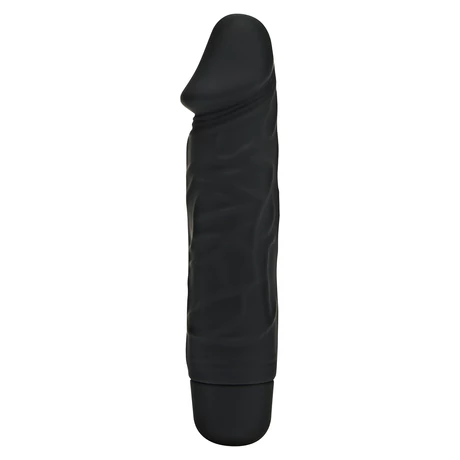 Seven Creations - Get Real - 7 funkciós, élethű vibrátor (16,1cm) - fekete
