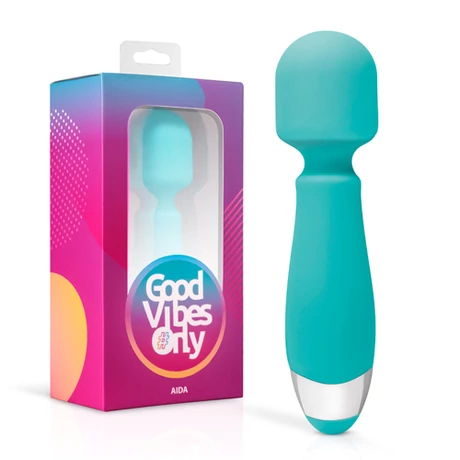 EasyToys - Aida - 10 funkciós, mini masszírozó vibrátor (USB) - zöld