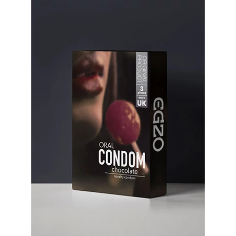Egzo - Chocolate - ízesített orál-óvszer (3db/cs) - csokoládé