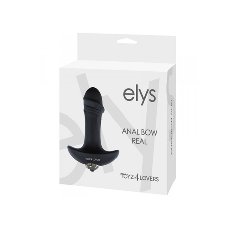 Toyz4Lovers - Elys - Anal Bow Real - 7 funkciós, élethű anál vibrátor (fekete)