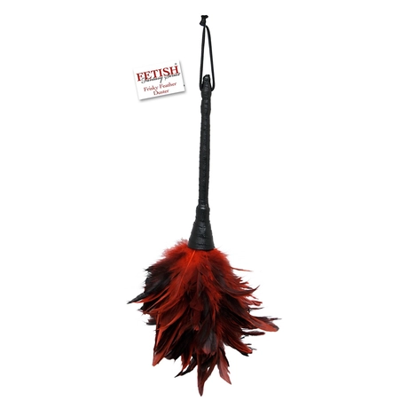 FFS - Frisky Feather Duster - madártollas csiklandozó (fekete/vörös)