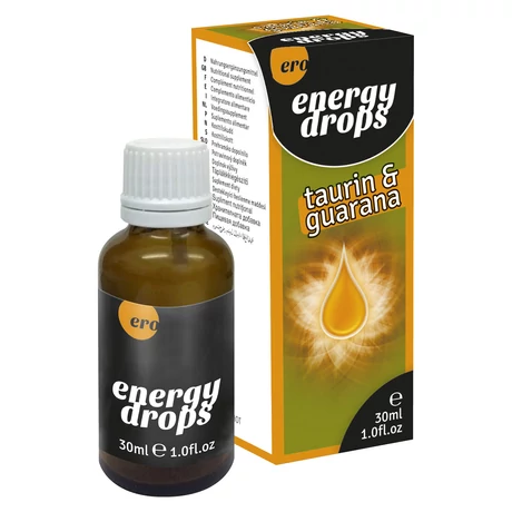 HOT - Energy Drops Taurin & Guarana - orgazmus és vágyfokozó csepp (30ml)