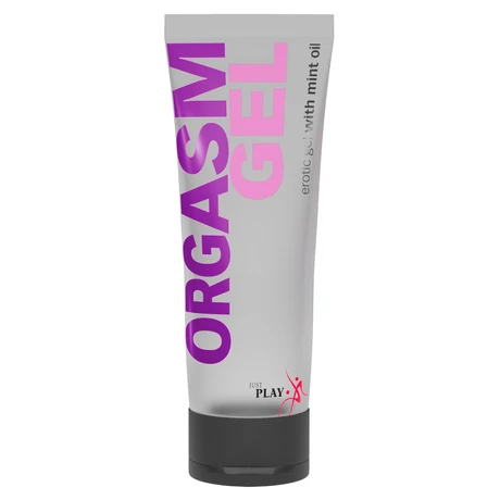 Just Play - Orgasm Gel - ízesített orgazmusfokozó gél hölgyeknek (80ml) - menta