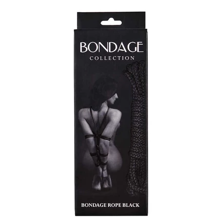 Lola - Bondage Collection - bondage kötél (9m) - fekete