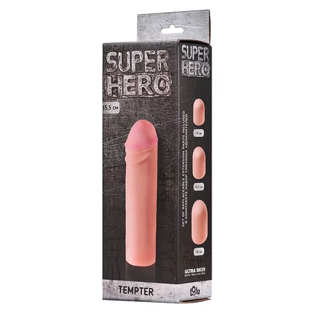 Lola - Super Hero Tempter - élethű péniszhosszabbító (natur)