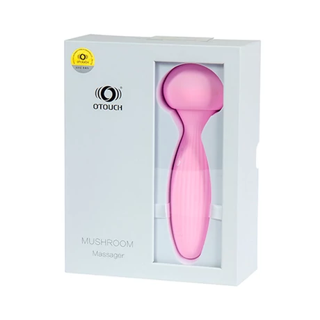 Otouch - Mushroom Massager - szilikon masszírozó vibrátor (USB) - pink