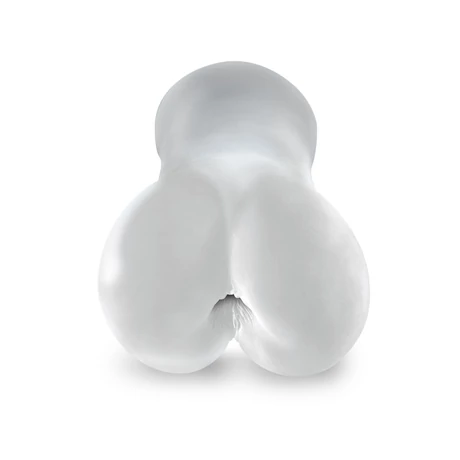 PDX - Blow &amp; Go Mega Stroker - élethű, anál maszturbátor (ezüst)