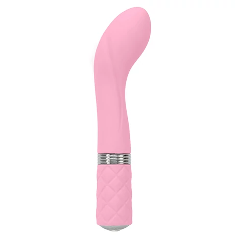 Pillow Talk - Sassy - prémium, díszített G-pont vibrátor (USB) - pink