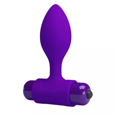 Pretty Love - Vibra Butt Plug - 10 funkciós szilikon anál vibrátor - lila