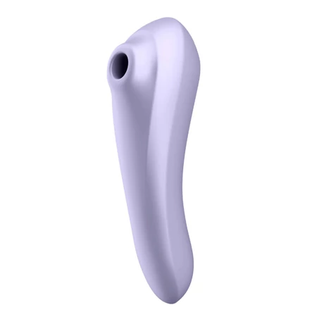 Satisfyer - Dual Pleasure -  prémium, websmart léghullámos csiklóizgató és G-pont vibrátor (USB) - mályva