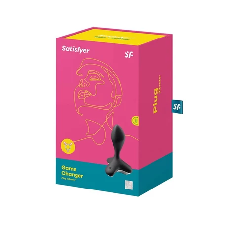 Satisfyer - Game Changer - prémium, 12 funkciós, szilikon anál vibrátor (fekete)