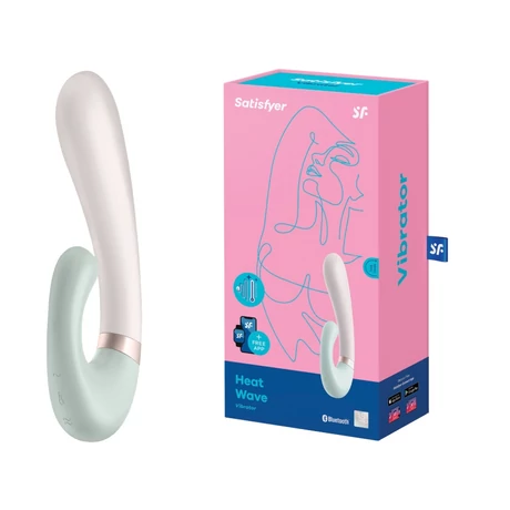 Satisfyer - Heat Wave - prémium, melegítő funkciós, websmart csiklóizgató és G-pont vibrátor (USB) - menta