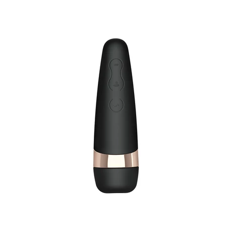 Satisfyer - Pro 3 + - prémium léghullámos csiklóizgató és masszírozó vibrátor (USB) - fekete