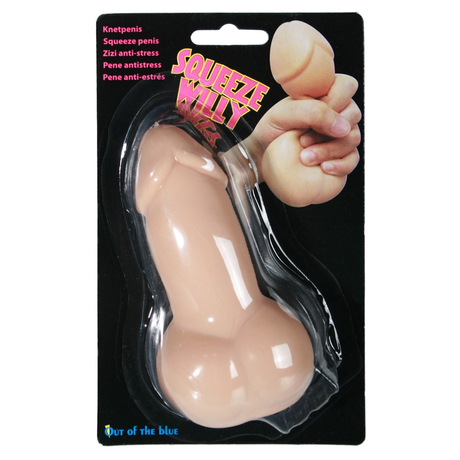 Squeeze Willy - pénisz alakú stresszlabda (natúr)