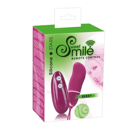 Sweet Smile - Berry - 7 funkciós, szilikon, wireless G-pont vibrotojás (szeder)