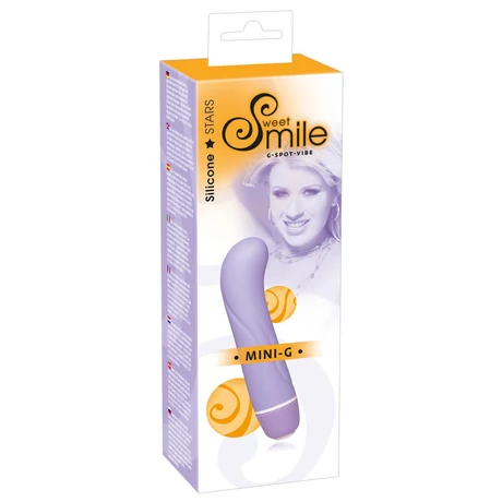 Sweet Smile - Mini-G - 7 funkciós, mini G-pont vibrátor (pink) - lila