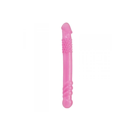 Toyz4Lovers - Perfect Double Dong - kétoldali, gyöngyös dildó (pink)