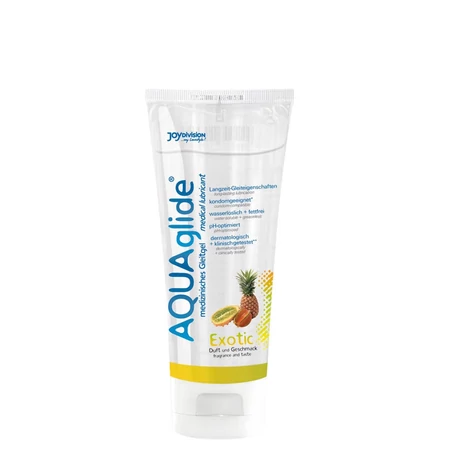 JoyDivision - AQUAglide - illatosított vízbázisú síkosító (100ml) - trópusi gyümölcs