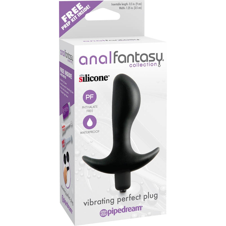 Pipedream - Anal Fantasy Collection - Anal Fantasy Collection Vibrating Perfect Plug Black