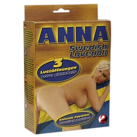 Orion - Anna Swedish Lovedoll - élethű, északi guminő 3 nyílással (natúr)