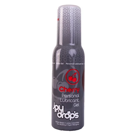 JoyDrops - Cherry Lubricant Gel - ízesített, vízbázisú síkosító (100ml) - meggy