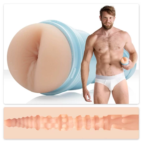 Fleshlight - Colby Keller Lumberjack - élethű, ánusz maszturbátor (natúr)