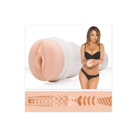 Fleshlight - Dillion Harper Crush - élethű, vagina maszturbátor (natúr)