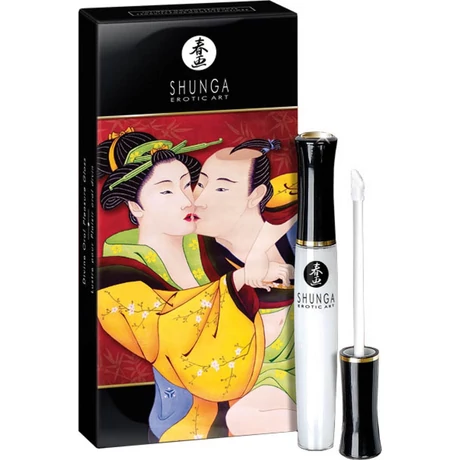 Shunga - Divine Strawberry Oral Pleasure - eperízű, orális, vágyfokozó szájfény (10,5ml)