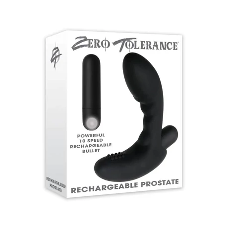 Zero Tolerance - Eternal P-Spot - 10 funkciós, szilikon prosztata vibrátor és masszírozó USB) - fekete