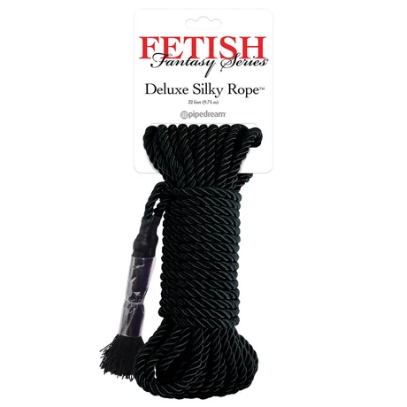 Pipedream - Fetish Fantasy Series - intim, selyem kötöző (9,75m) - fekete