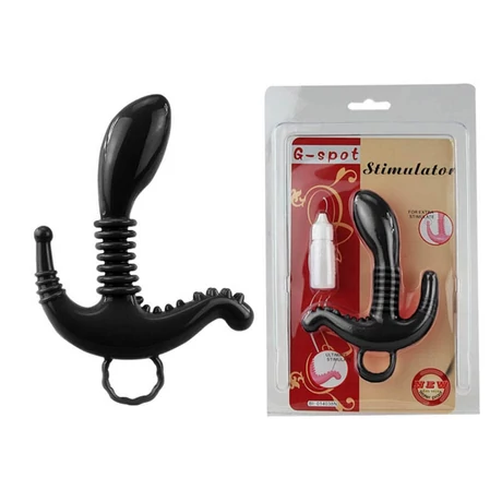 Debra - G-spot Stimulator - ívelt G-pont és prosztata masszírozó (fekete)