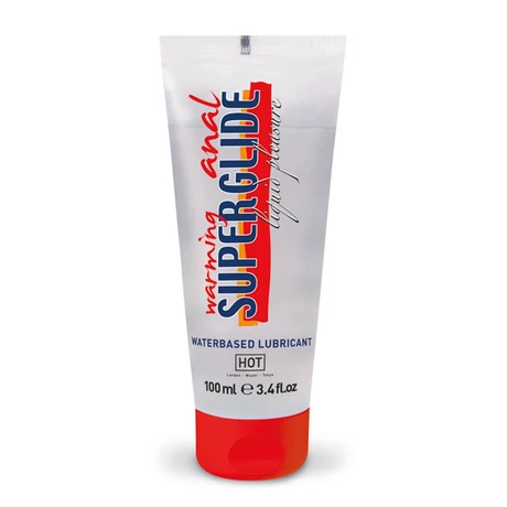 Hot - Anal Superglide - vízbázisú, melegítő hatású, anál síkosító (100ml)