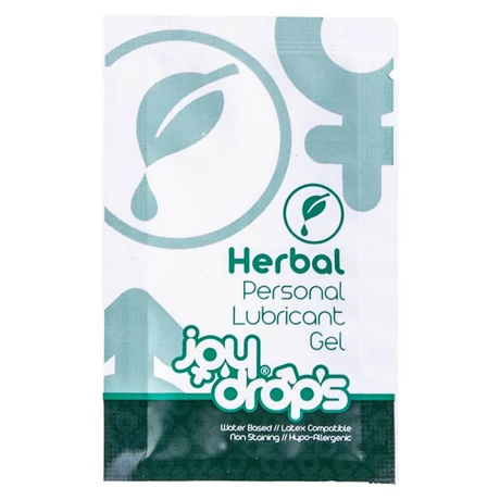 JoyDrops - Herbal Personal Lubricant Gel - gyógynövényes, vízbázisú síkosító (5ml)