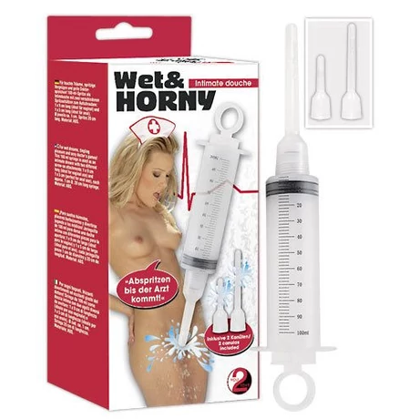Orion - Wet & Horny - intimzuhany cesrélhető fecskendővel hölgyeknek (színtelen)