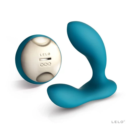 Lelo - Hugo - 6+2 funkciós, prémium, wireless prosztata masszírozó (USB) - ócaán kék