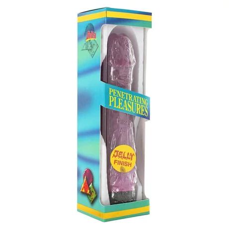 Seven Creations - Jelly Finish - élethű, prémium vibrátor (20cm) - lila