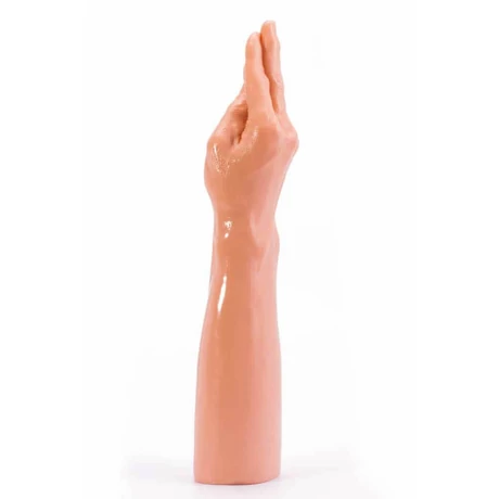 Lovetoy - King Size Realistic Magic Hand - élethű, rugalmas öklöző dildó (36cm) - natúr