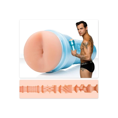 Fleshlight - Levi Karter Explosive - élethű, ánusz maszturbátor (natúr)