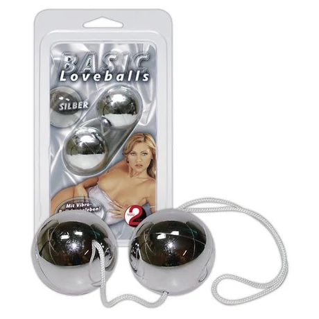 Orion - Basic Loveballs - gésagolyó duó belső súlyokkal (ezüst)